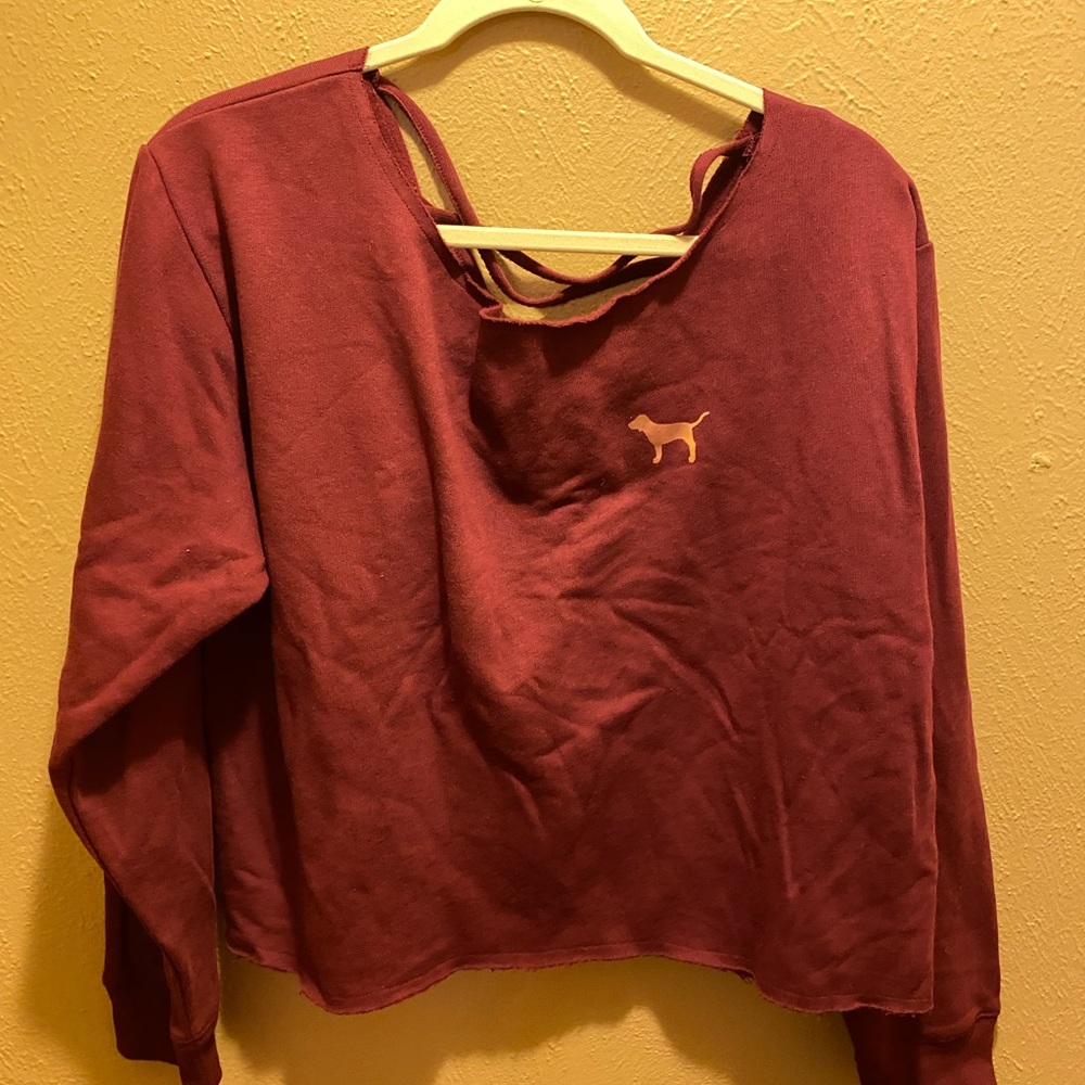 PINK cropped sweater